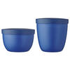 SNACKPOTS Ellipse Vivid Blue 350 & 500 ml 2er Set - Dunkelblau, Kunststoff (1/1/1cm) - Mepal