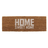 FUSSMATTE Kokosfaser Home Sweet 75/26/2 cm - Braun, Naturmaterialien (26/75cm)