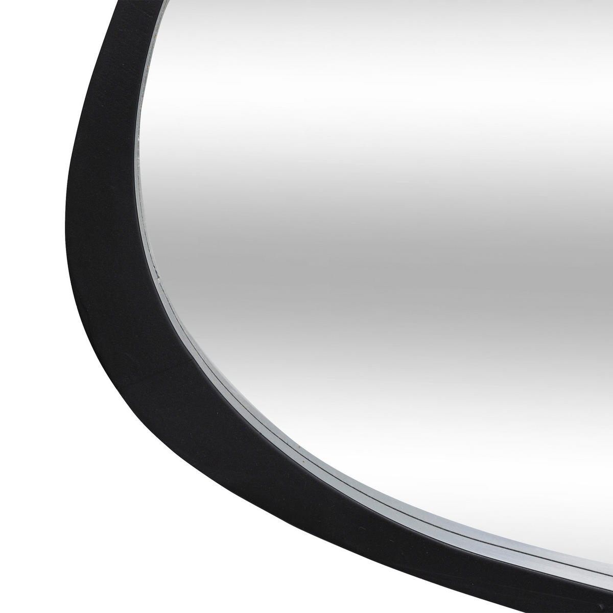 WANDSPIEGEL im schwarzen Rahmen Wayne 56,5/4,5/63 cm - Schwarz, Holzwerkstoff (4.5/63/56.5cm) - Atmosphera Createur d´interieur