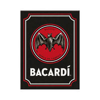 MAGNET 6/8 cm Bacardi Logo Black - Multicolor, Metall (6/8/0.1cm) - Nostalgic-Art