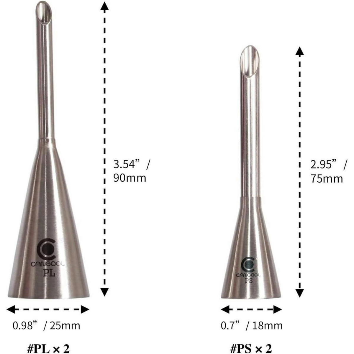 BACKSPRITZE 16-teiliges Set Edelstahl - Pink, Metall (19.1/3.3/19.1cm)