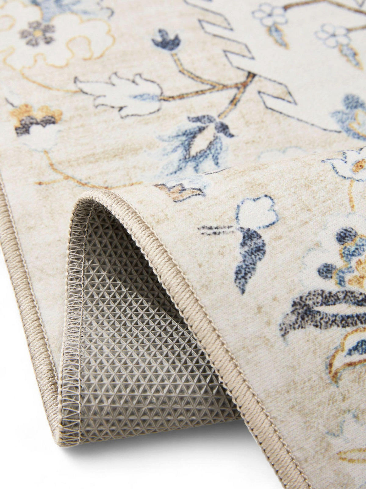 VINTAGE-TEPPICH George waschbar 140x200 cm - Beige, Kunststoff (140/200cm) - benuta