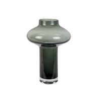 VASE Asombroso Grau 20/20/37 cm - Grau, Glas (37cm) - Present Time