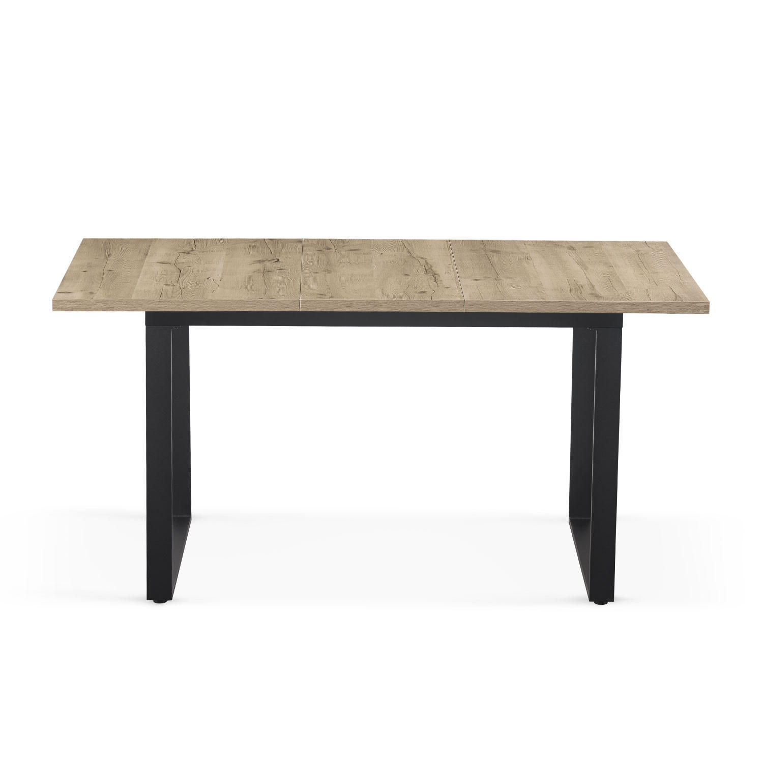 ESSTISCH ANNA 120-160/80/76 cm Sandeiche - Sandfarben, Holz (80/120/76cm) - B&D Home