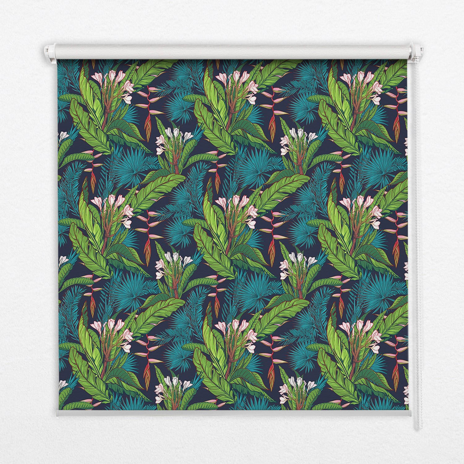 TULUP VNITŘNÍ roleta - okenní roleta - roleta - 90x140 cm - Exotické rostliny