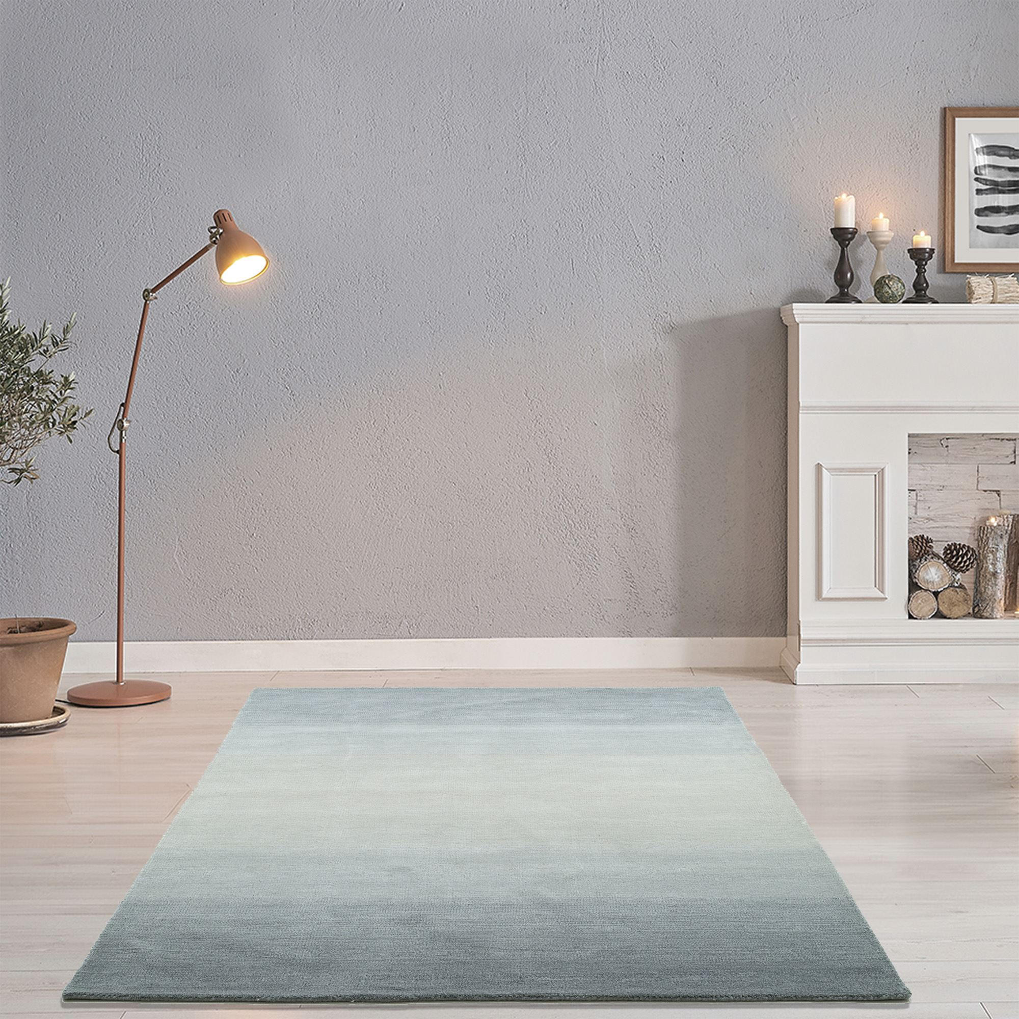 TUFTTEPPICH Wool Comfort 60x90 cm - Grau, Textil (60/90cm) - THEKO