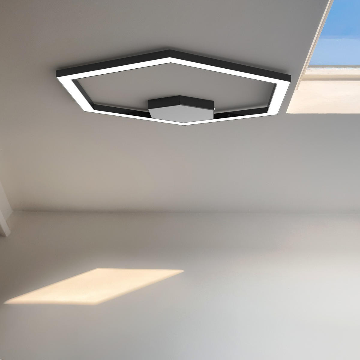 LED-DECKENLEUCHTE - Rot, Metall (1.6/3/60cm) - Lumicom