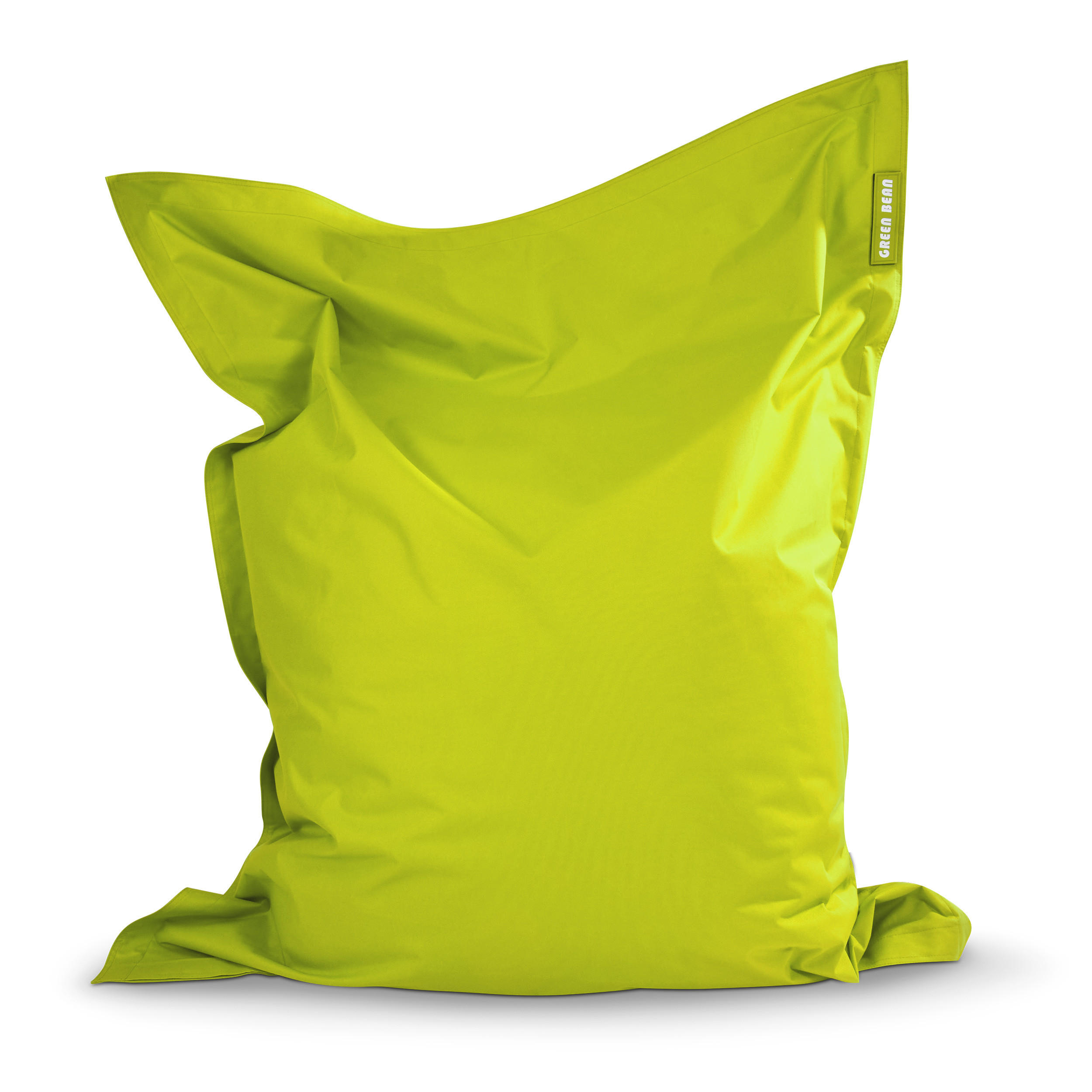 RIESEN-SITZSACK "Square" 120x160cm 270 L - Hellgrün, Textil (120/25/160cm) - Green Bean