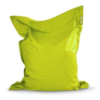 SITZSACK XXL "Square" 140x180cm - 380 L - Hellgrün, Textil (140/25/180cm) - Green Bean
