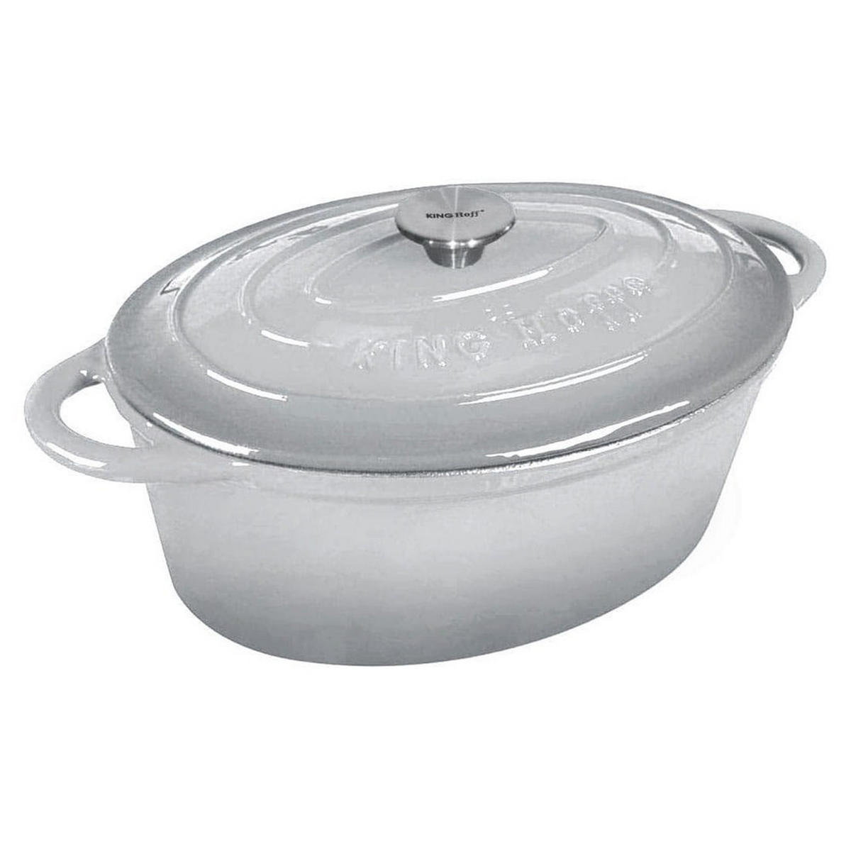 BRÄTER Grau 33/26/11.5 cm KH1613 - Grau, Metall (33cm) - Kinghoff 