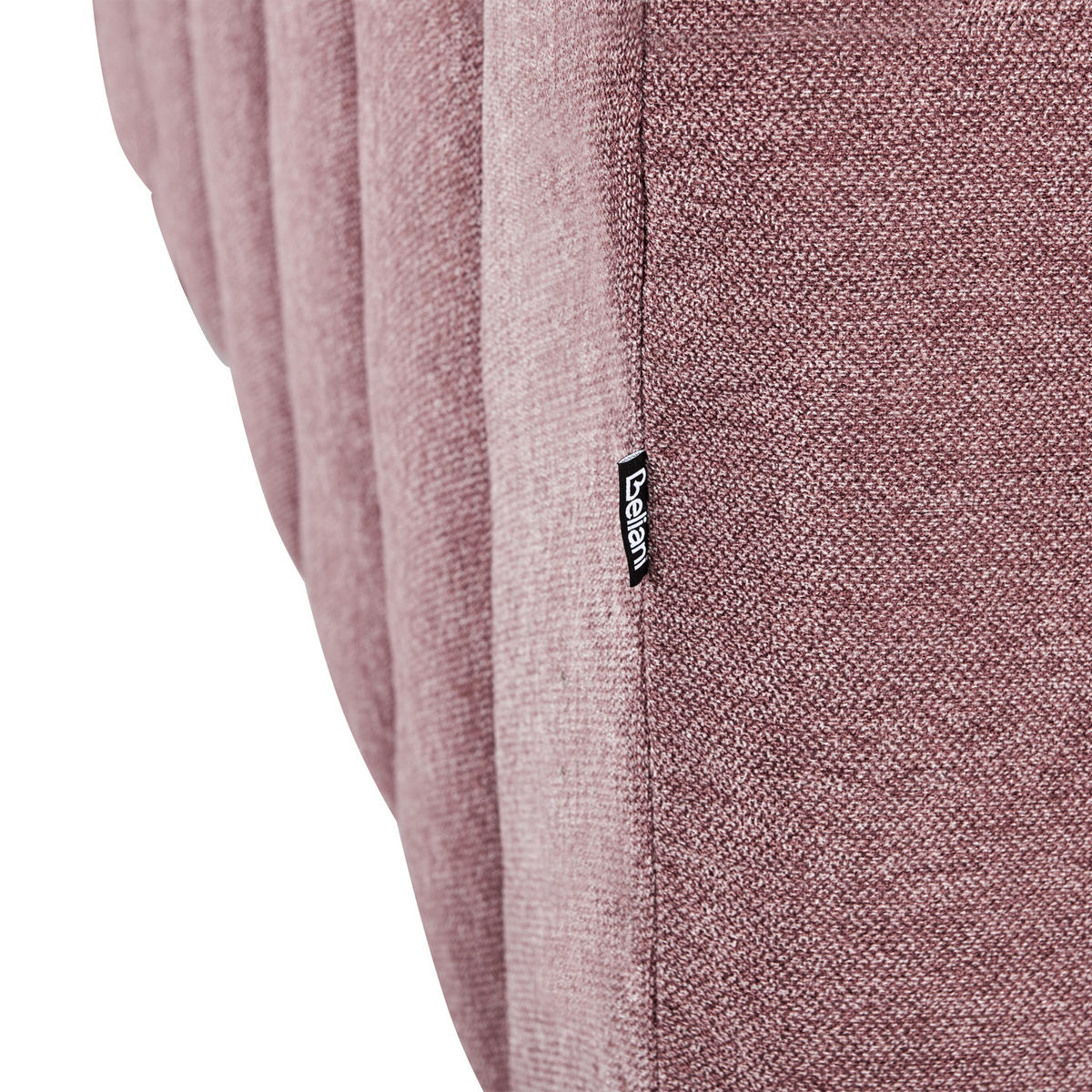 CHAISELONGUE-RECHTSSEITIGE Stoff Rosa Lannils - Pink/Schwarz, Textil (173/73/79cm) - Beliani