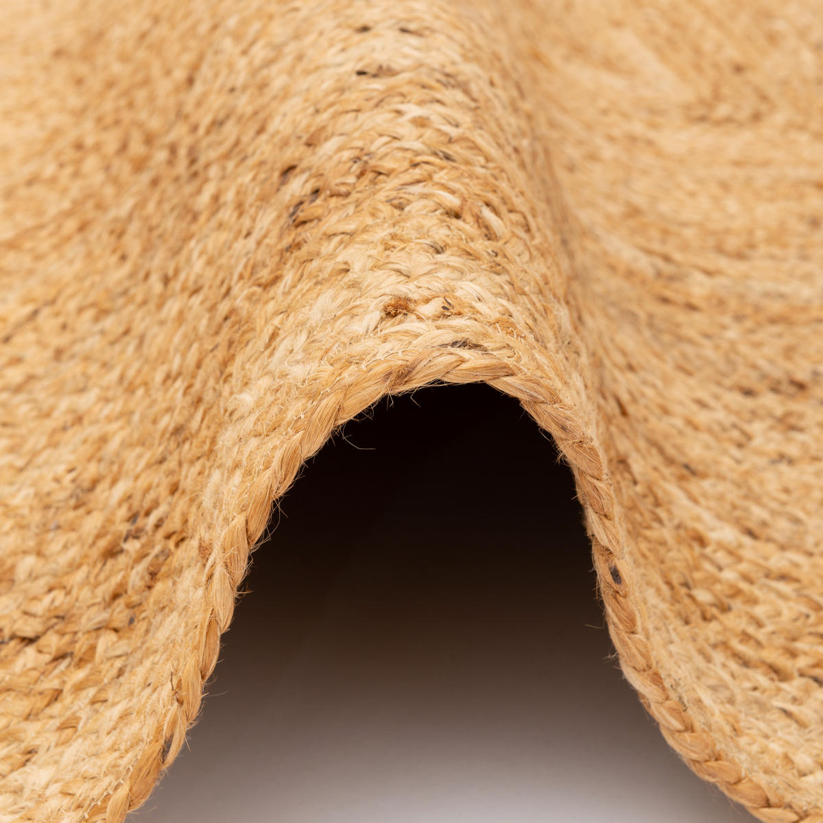 NATURFASER HANDGEFERTIGT JUTE TEPPICH NELE - Naturfarben, Textil (190/290cm) - Pergamon