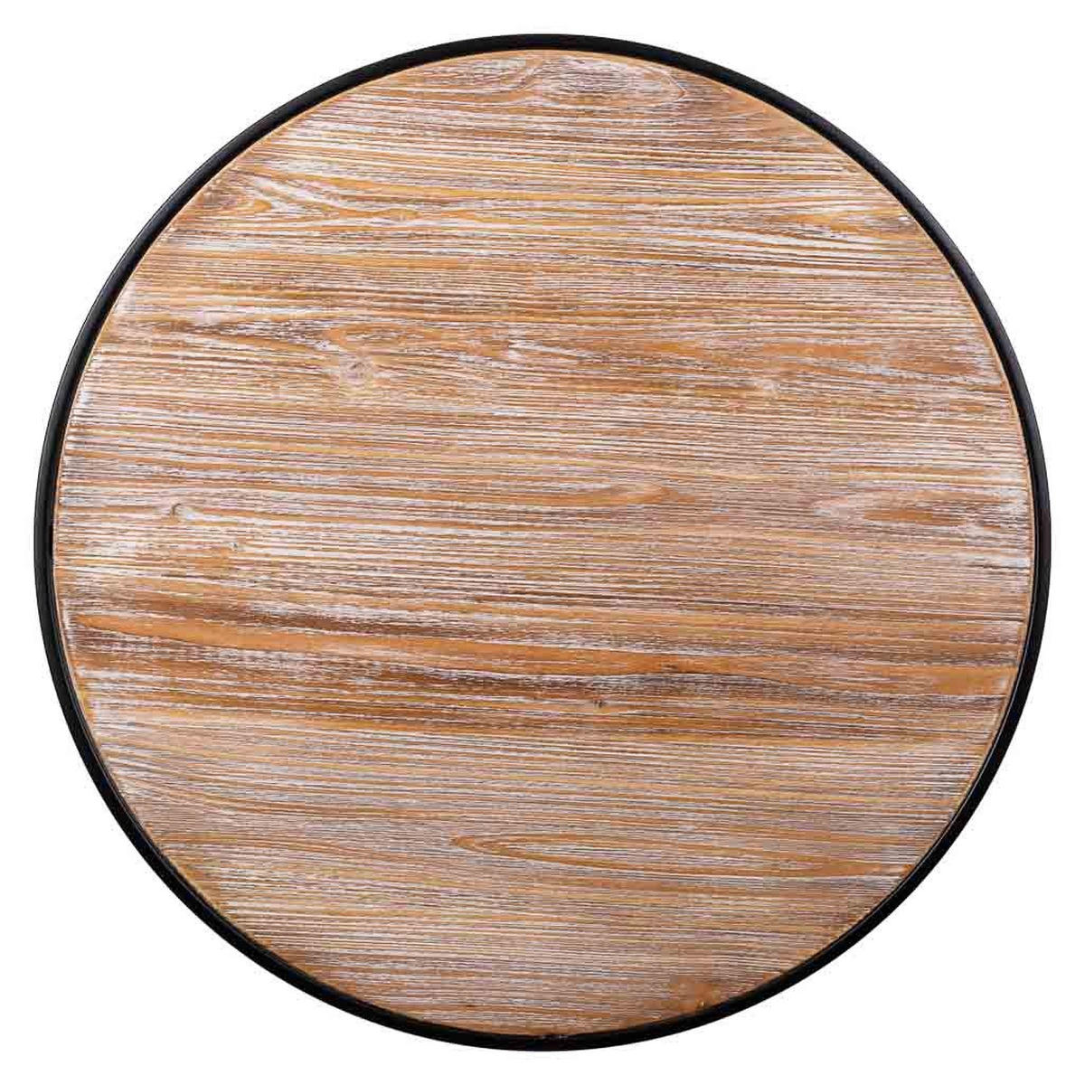 TISCH aus Metall und Holz, grau, 76x105cm - Grau, Metall (76/76/105cm) - Wanderlust