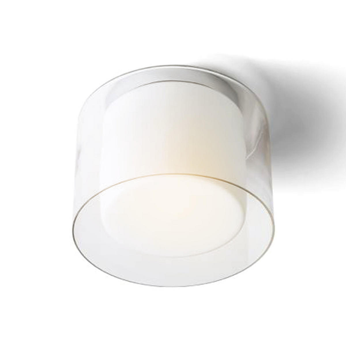 DECKENLEUCHTE VENICE 23 Klarglas 11 W IP44 - Transparent, Glas (23/23/183cm) - Rendl