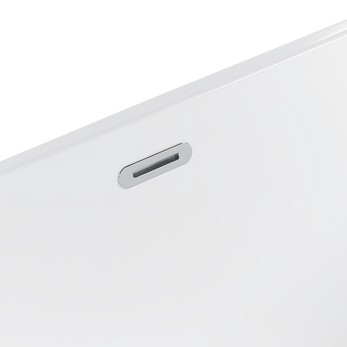 BADEWANNE FREISTEHEND 75x160x58 cm rot Nevis - Rot, Kunststoff (75/58/160cm) - Beliani