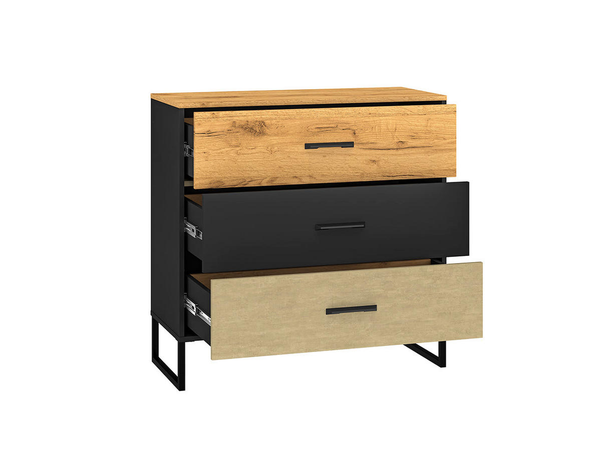 KOMMODE – COLT 05 – 92 cm – Colt – Eichefarben - Eichefarben, Holzwerkstoff (92/90/40cm) - hi-markt