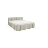 POLSTERBETT NUBO Slim 160x200 cm mit Bettkasten (Quelle 02) - Champagner, Holz (200/160cm) - Dekori_Interiors