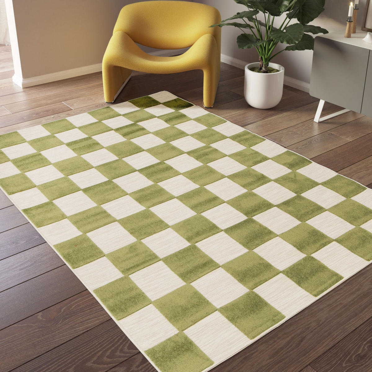 TEPPICH - Grün - Grün, Kunststoff (160/230cm) - Drawer