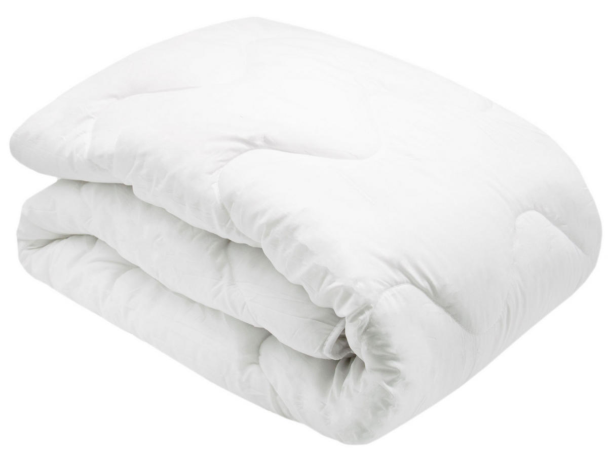 BETTDECKE, 240x220 cm, 100% Polyester, Weiß - Weiß, Textil (240/220cm) - Zollner