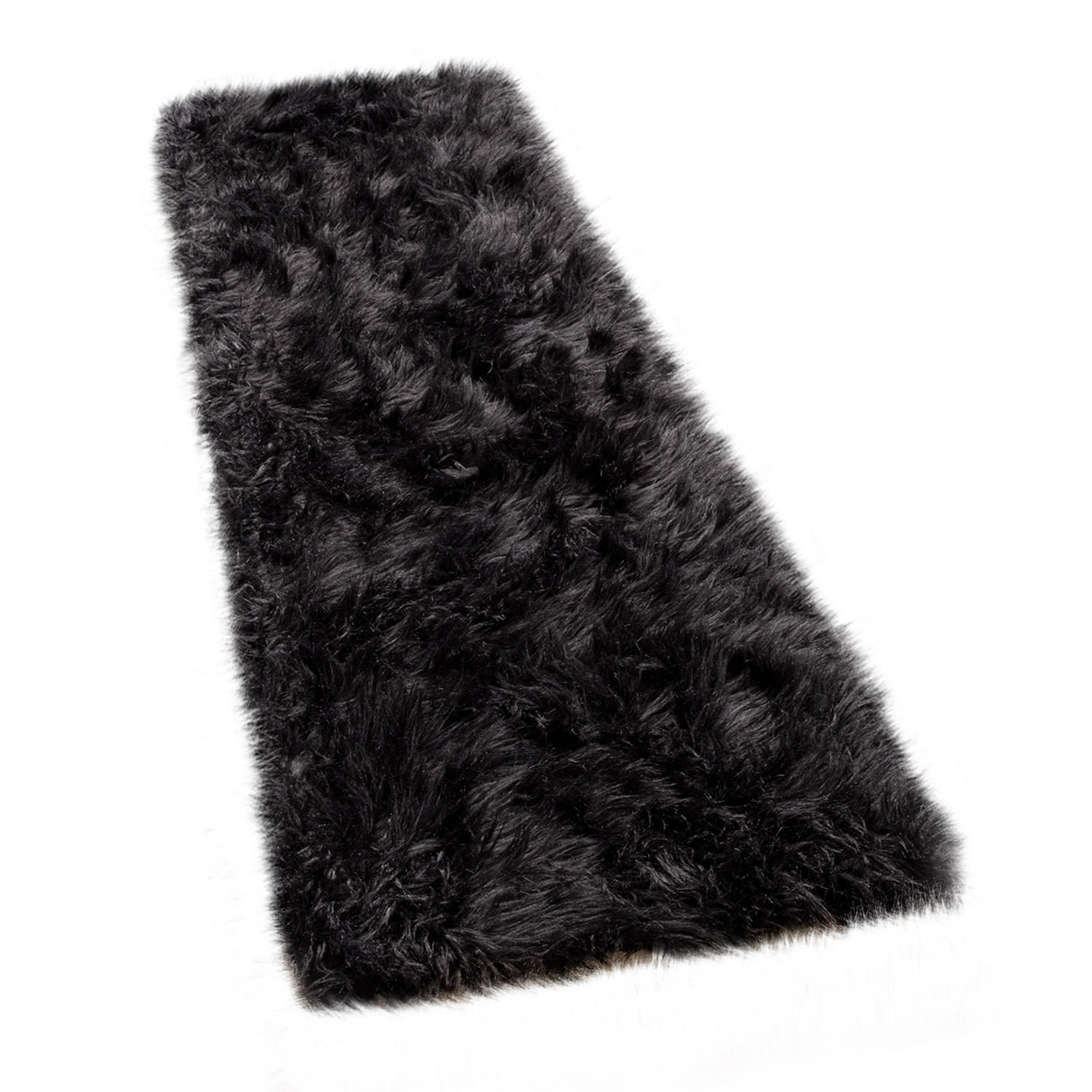 HOCHFLORTEPPICH 50/150 cm Playa 960 - Schwarz, Textil (50/150cm) - Paco Home