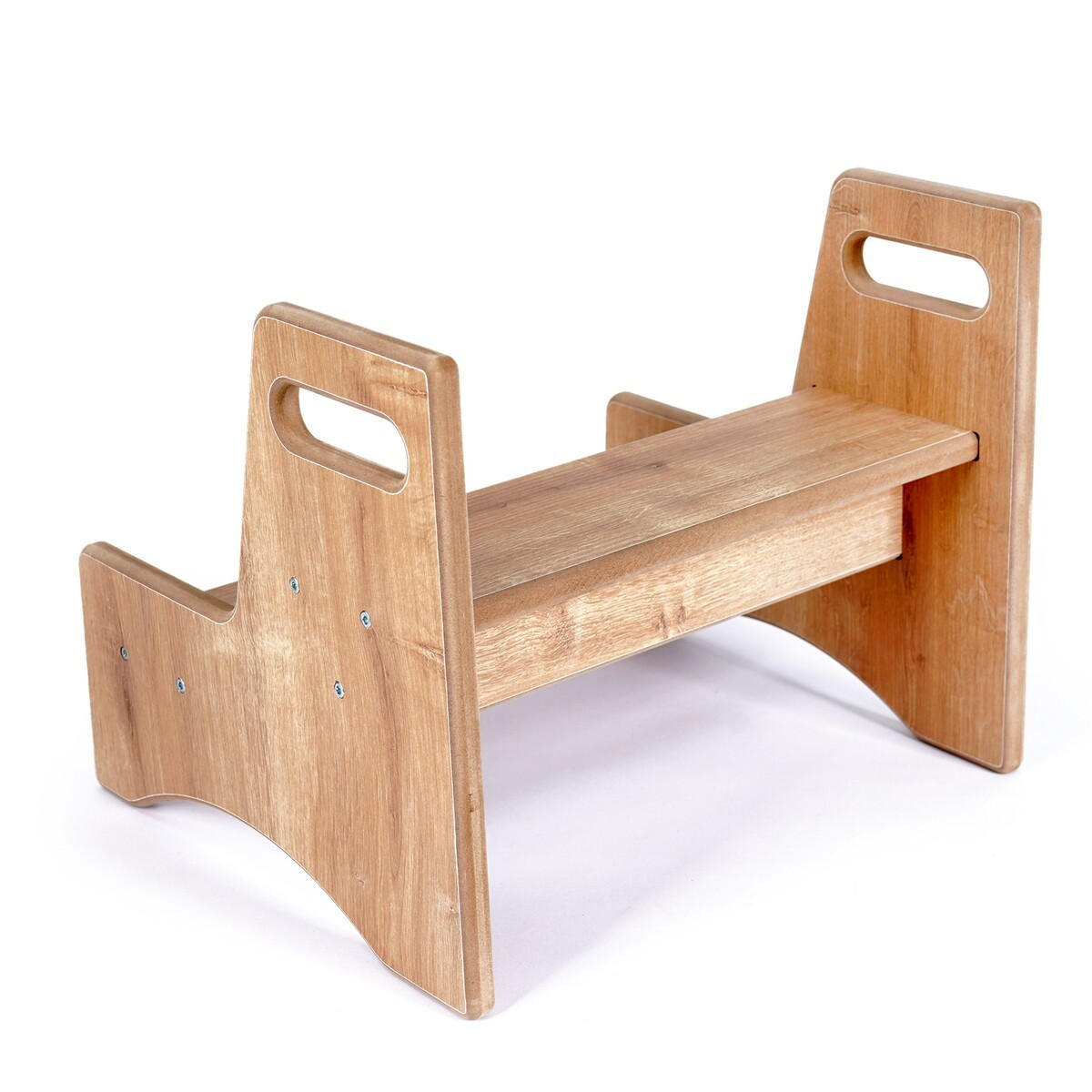 KINDERTRITT mit eichenoptik 34/43,5/36 cm - Eichefarben, Holzwerkstoff (34/36/43.5cm) - Calicosy
