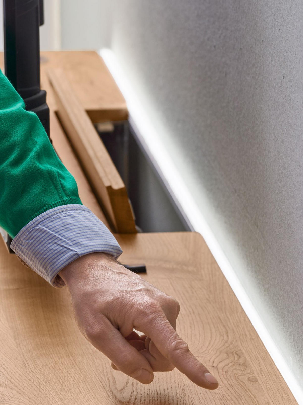 FERNSEHSCHRANK Novara - Weiß/Braun, Holz (153/67/45cm) - Casamia Massive Möbel