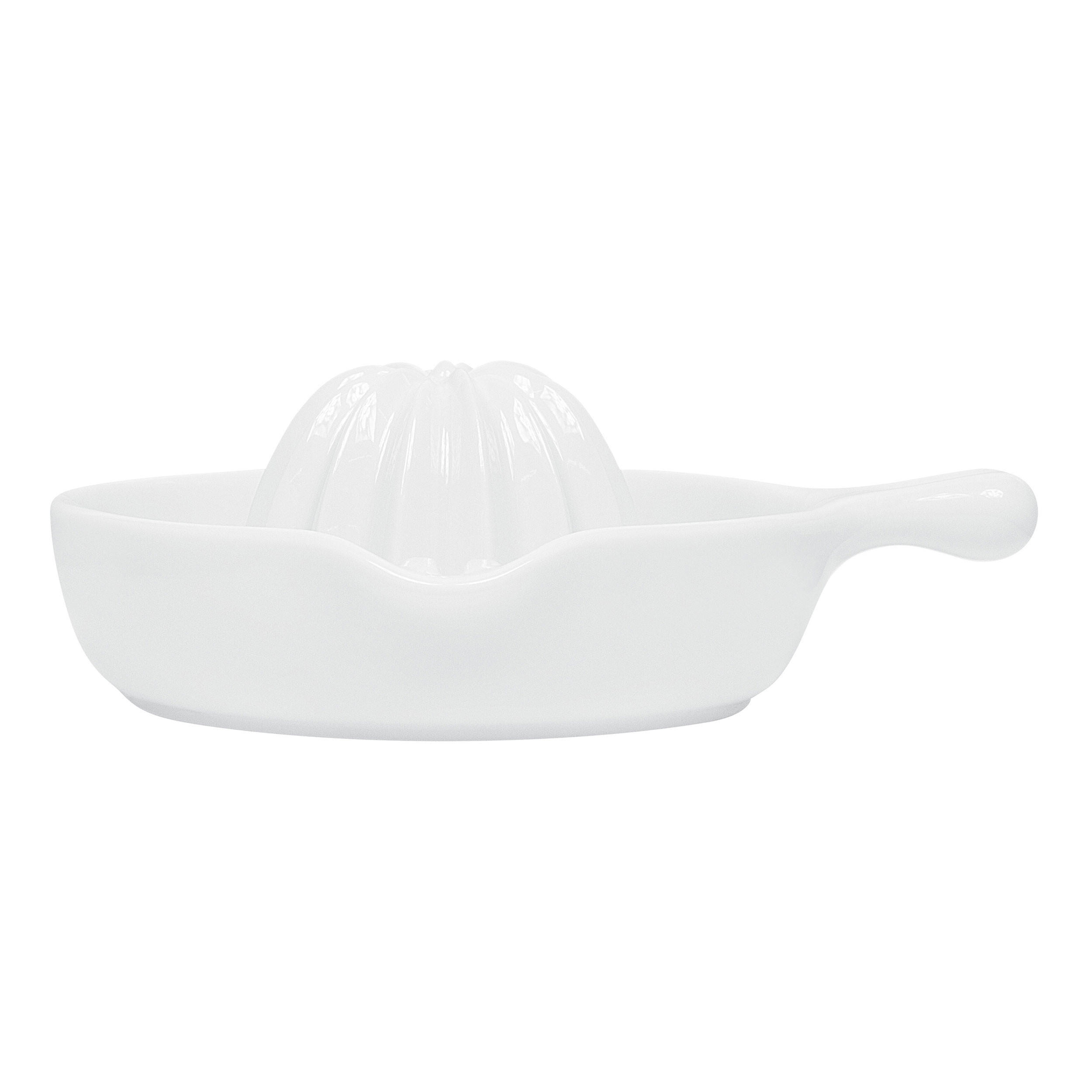 ZITRONENPRESSE Select Utensilien, Porzellan - Silberfarben, Keramik (4.92/2.56/4.92cm) - Kai Messer