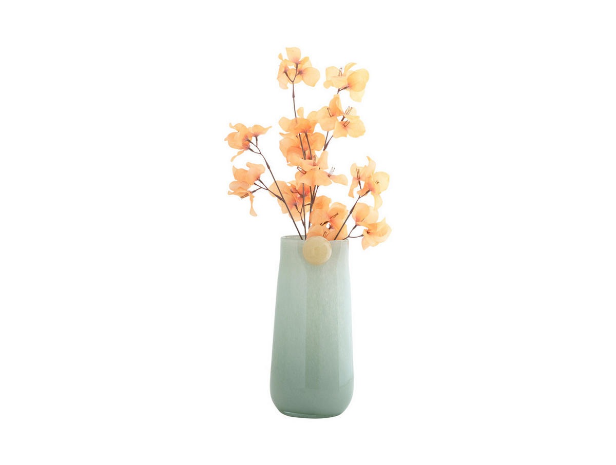 VASE Bolita Large Grün 16/16/32 cm - Grün, Glas (16/32cm) - Present Time