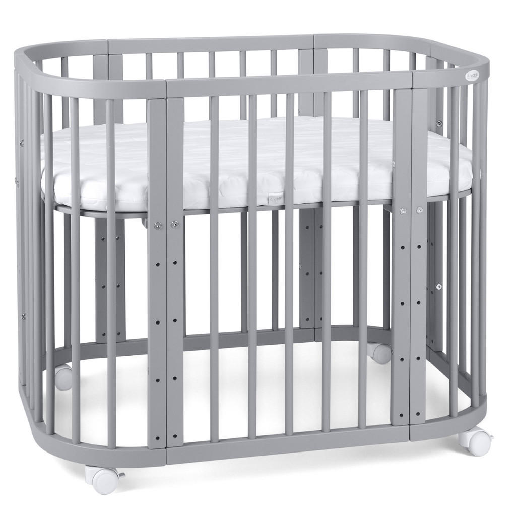 waldin DĚTSKÁ POSTÝLKA GREY 5v1 s matrací