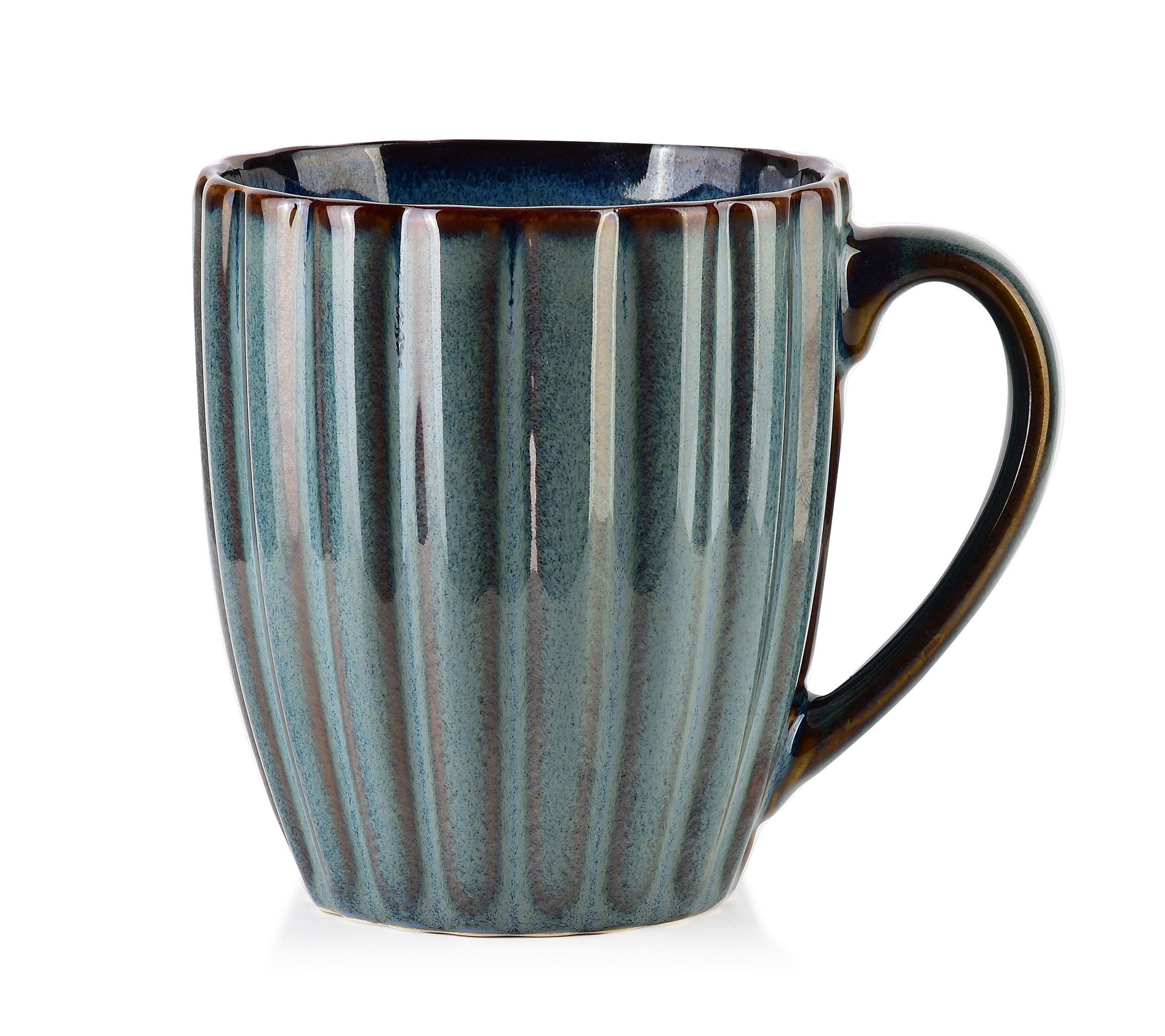 BECHER Evie Blau 8.7/11.5/10 cm Keramik - Blau, Keramik (0.36L) - Mondex