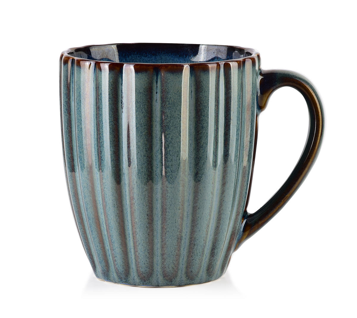 BECHER Evie Blau 8.7/11.5/10 cm Keramik - Blau, Keramik (0.36L) - Mondex