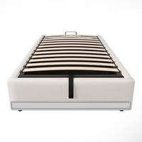 POLSTERBETT PANG-N8V3Q5 90/200 cm Beige - Beige, Fell - PANGIVO