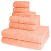 FROTTIERSET Cashmere feeling 8-teilig - Orange, Textil (50/100cm) - Ross