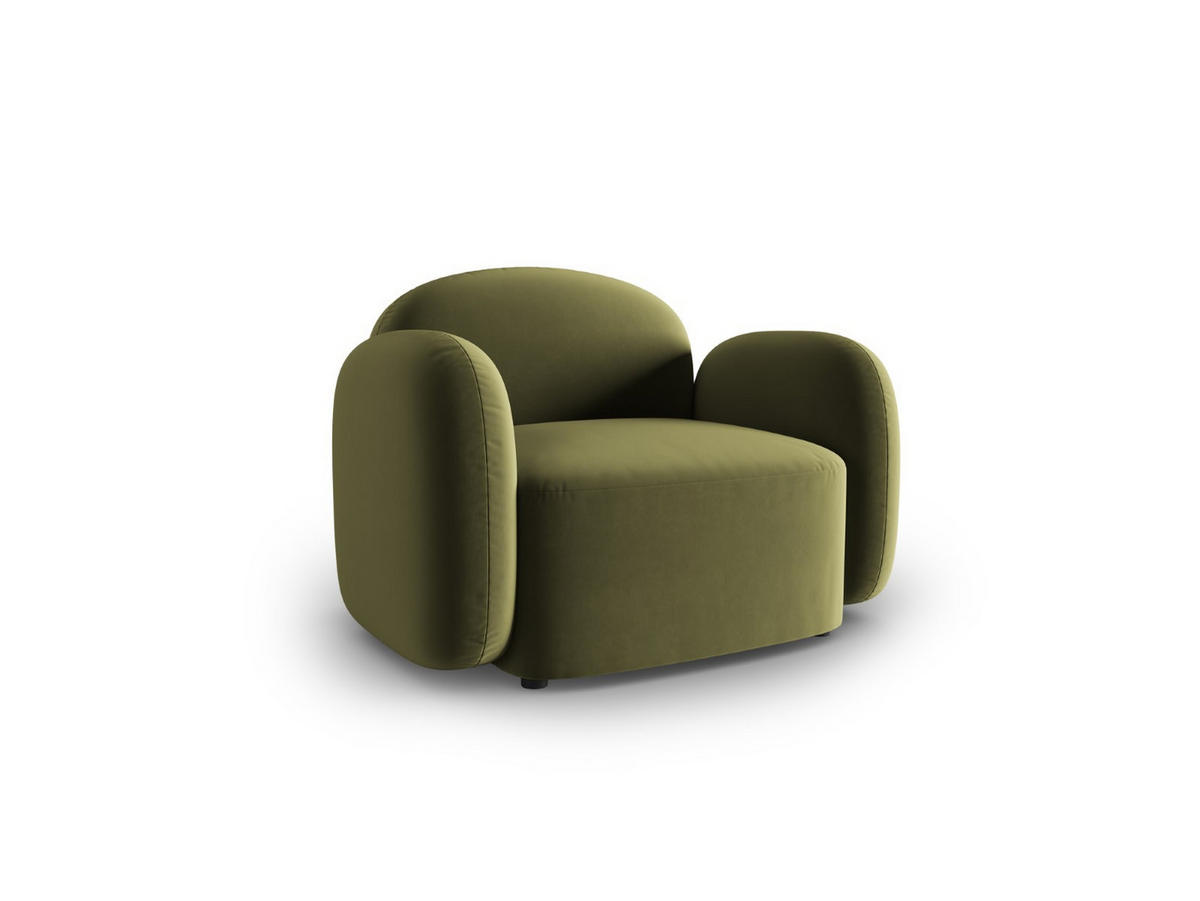 SESSEL Blair aus Samt hellgrün - Hellgrün, Textil (87/80/119cm) - Micadoni