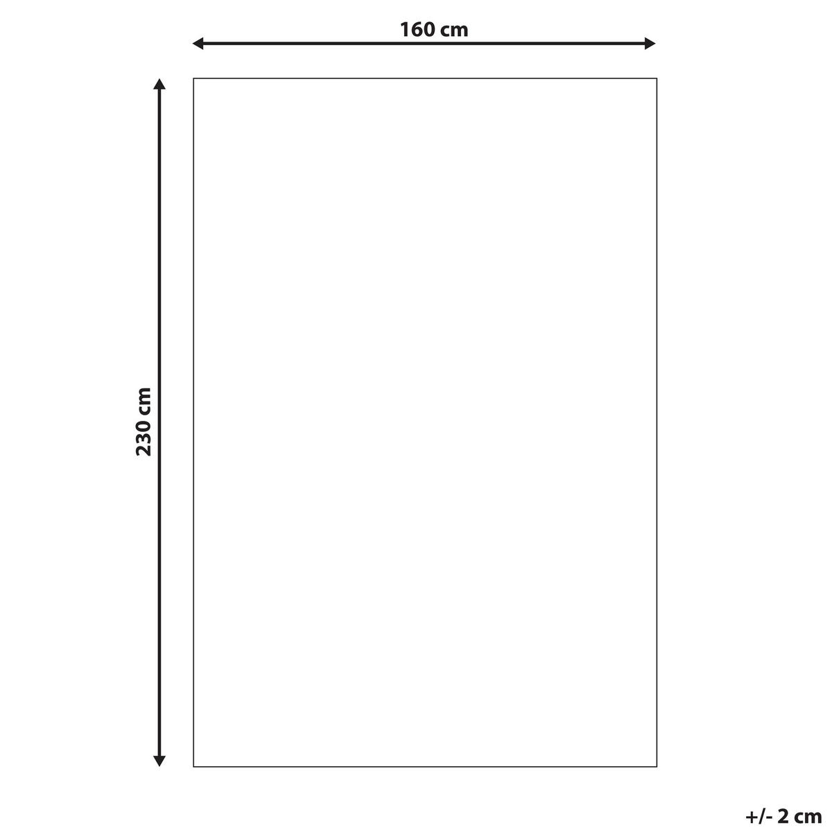 TEPPICH geflochten Beige 160/230 cm Bogazoren - Beige, Naturmaterialen (160/230cm) - Beliani