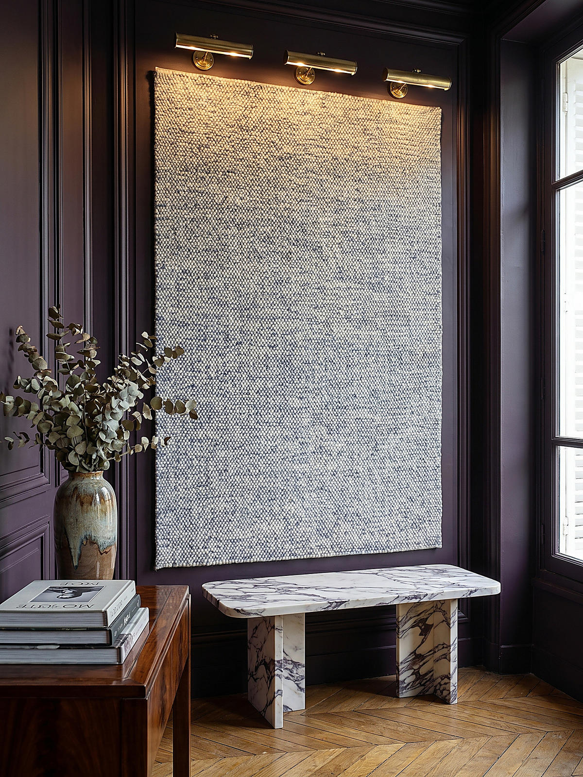 TEPPICH Uni-Design, hochdicht MEDWAY - Blau, Textil (150/80cm) - KADIMA DESIGN
