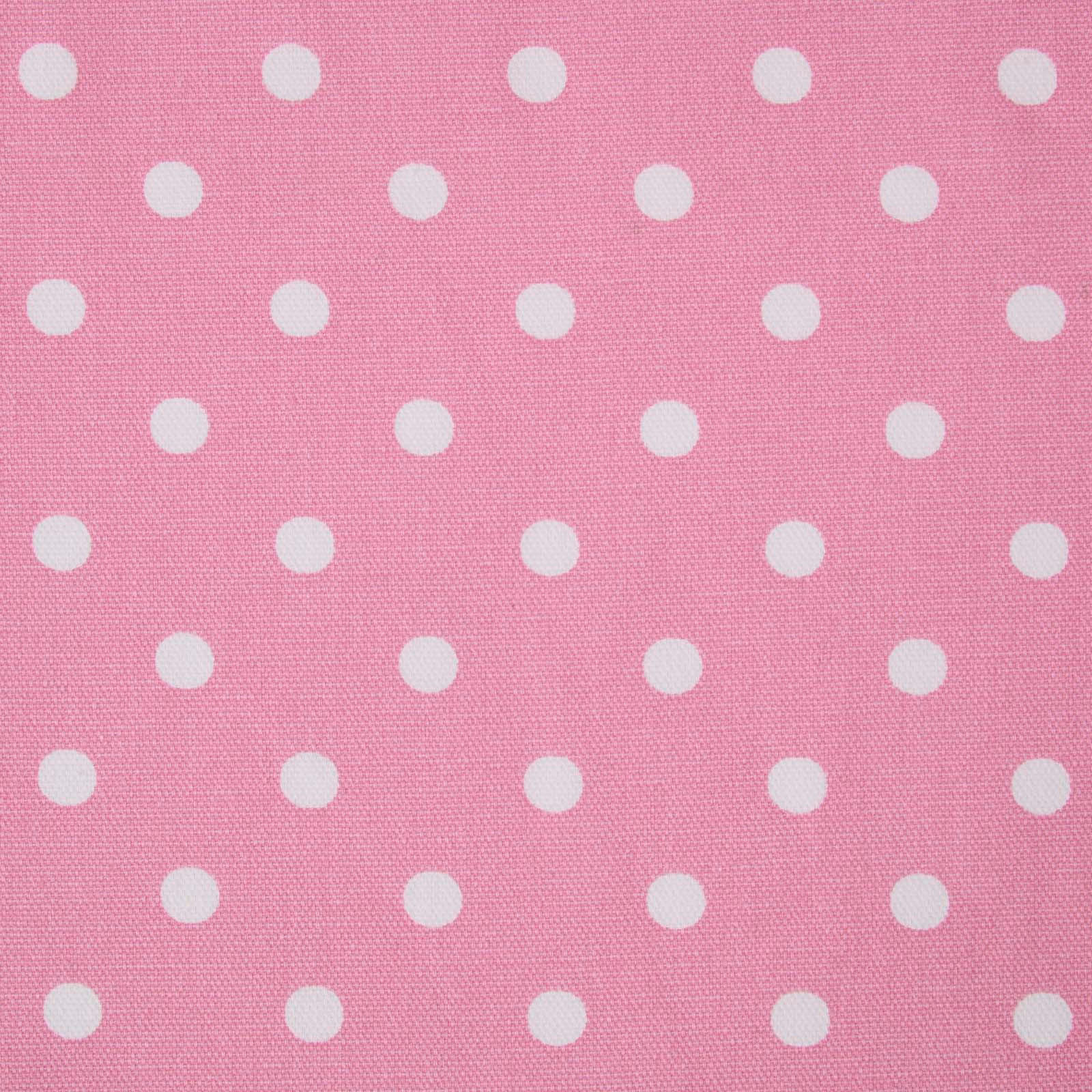 BAUMWOLLSTOFF Meterware Punkte rosa, 150 cm - Rosa, Textil (150/100cm) - Homescapes