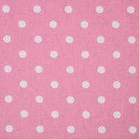 BAUMWOLLSTOFF Meterware Punkte rosa, 150 cm - Rosa, Textil (150/100cm) - Homescapes