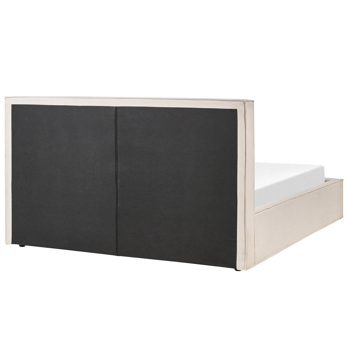 POLSTERBETT 180/200 cm Beige Moissac - Beige, Holz/Textil (180/200cm) - Beliani