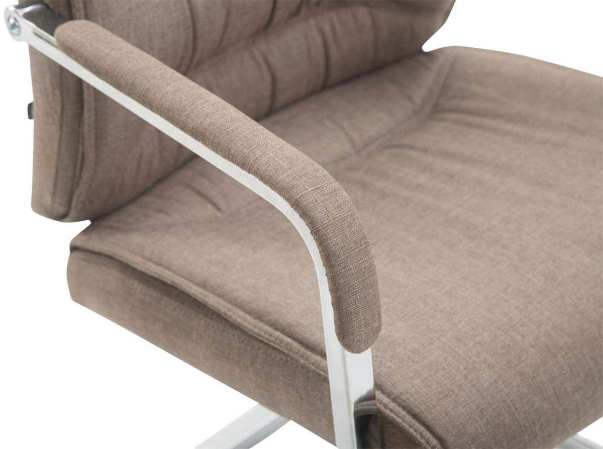 SCHWINGSTUHL 2er Set Stoff taupe - Taupe, Textil/Metall (58/102/65cm) - CLP