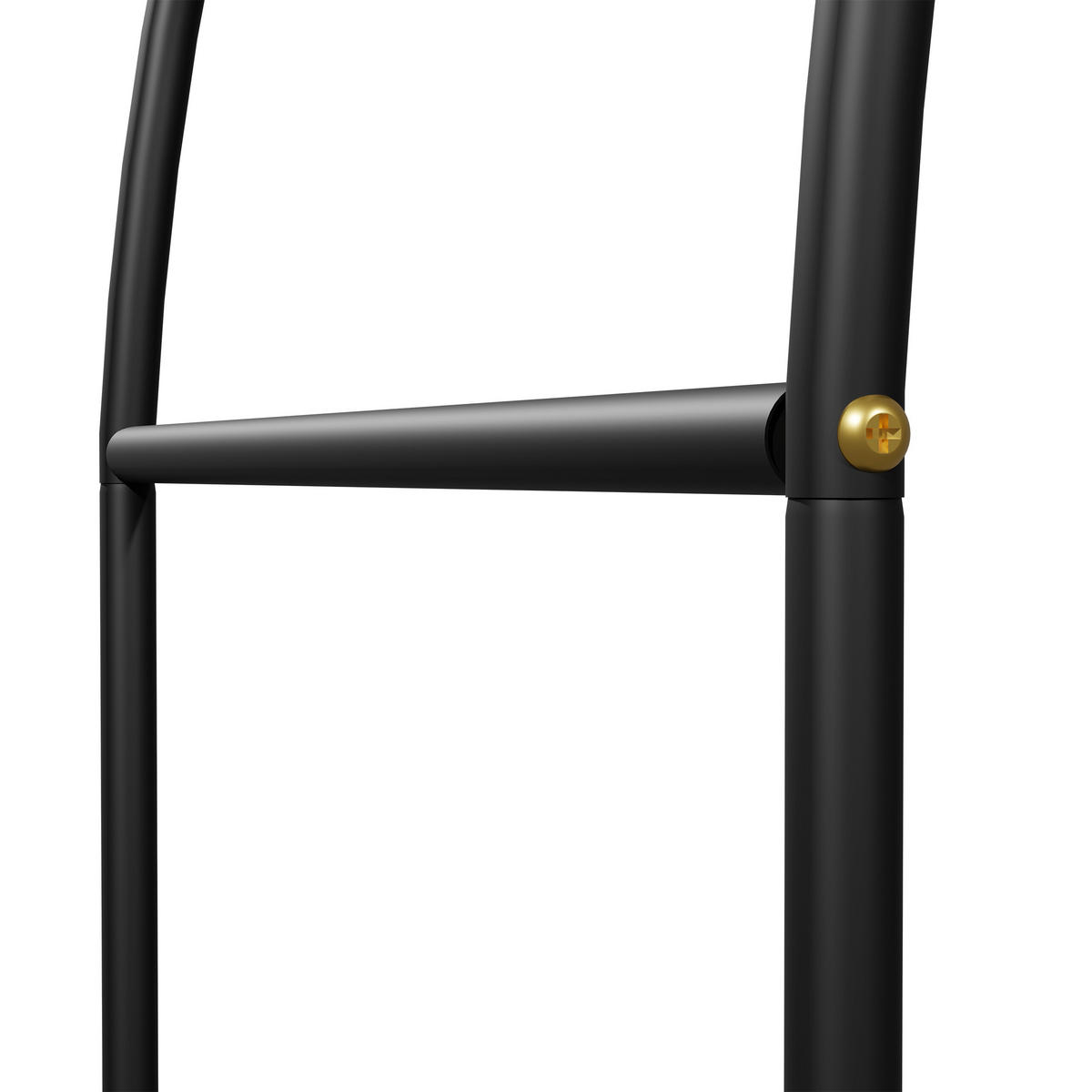 ROSENBOGEN - Schwarz, Metall (235/250/40cm) - Relaxdays