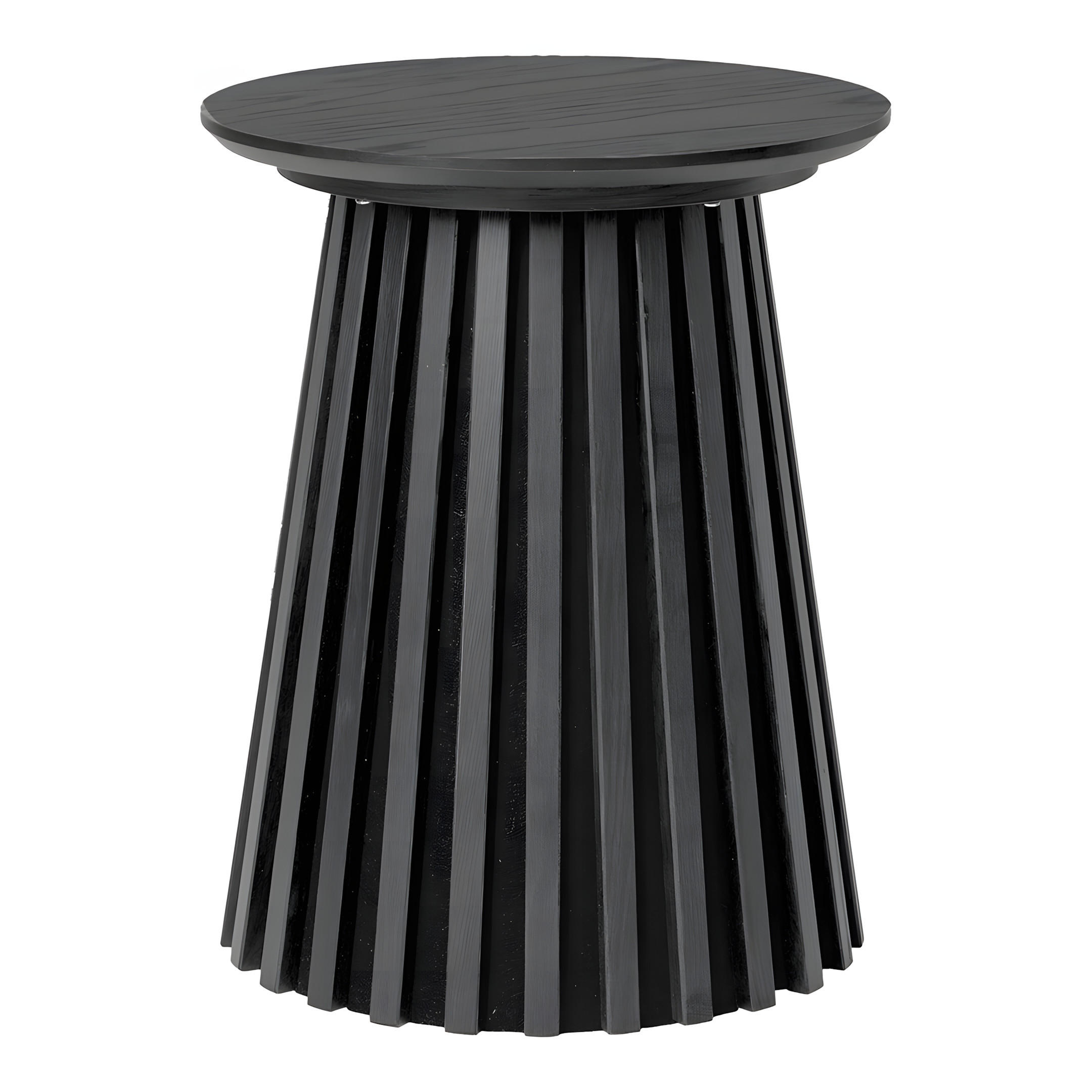 SIDOBORD Osaka 40 x 40 x 50 cm – svart - Svart, Träbaserade material (40/40/50cm) - ebuy24