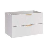 SKRINKA POD UMÝVADLO 80cm Oria Biela - biela, kompozitné drevo (80/50/45.5cm) - Petits-meubles