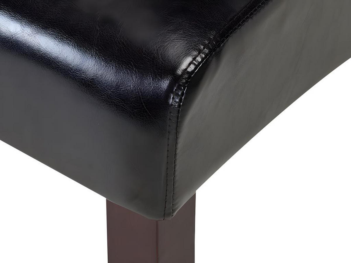 STUHL 2er-Set - Kunstleder - Braun - ROVIGO - Braun, Leder (63/107/47cm) - Vente-Unique