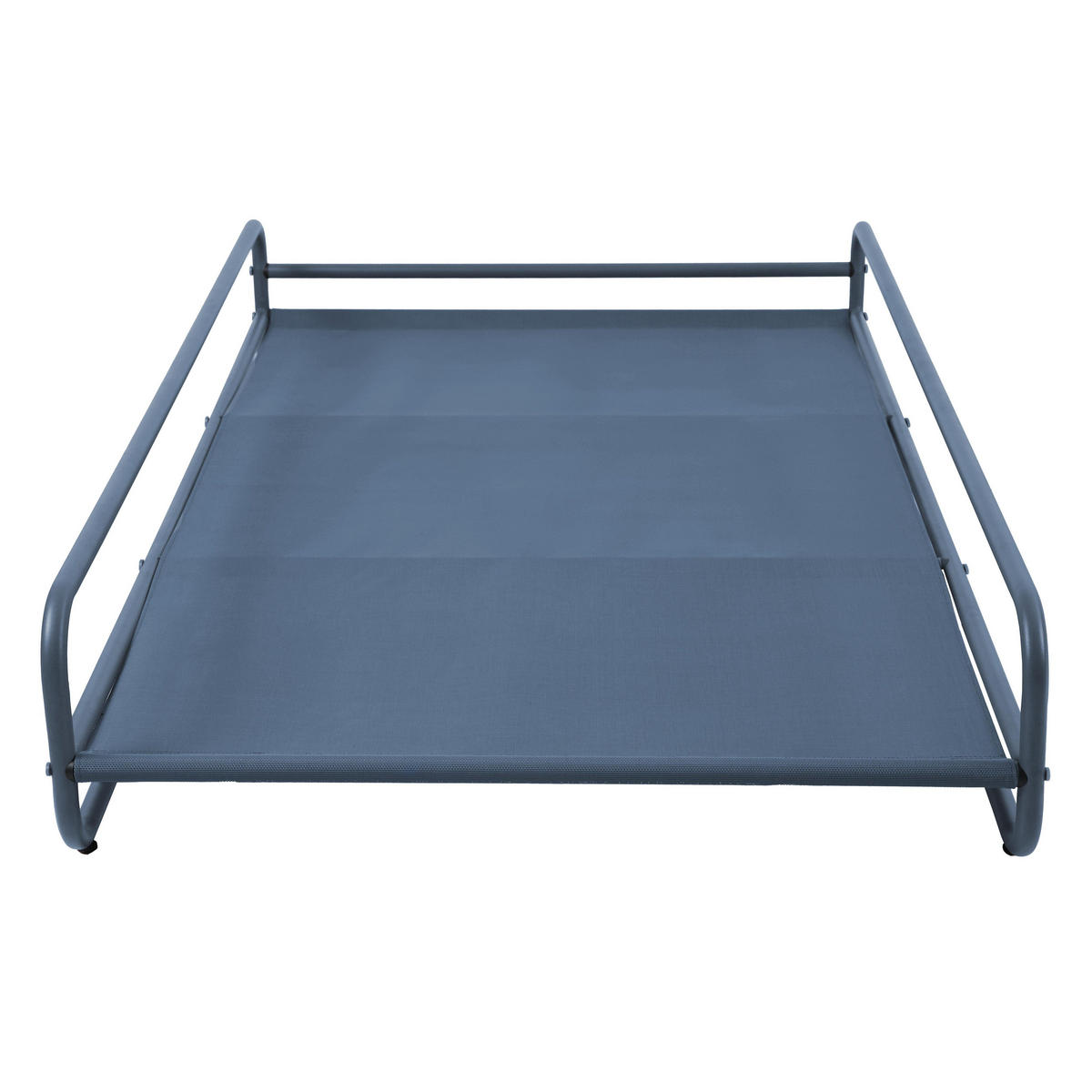 GESTELL für Chaiselongue, pazifizblau - Blau, Metall (94/30/171cm) - Oviala