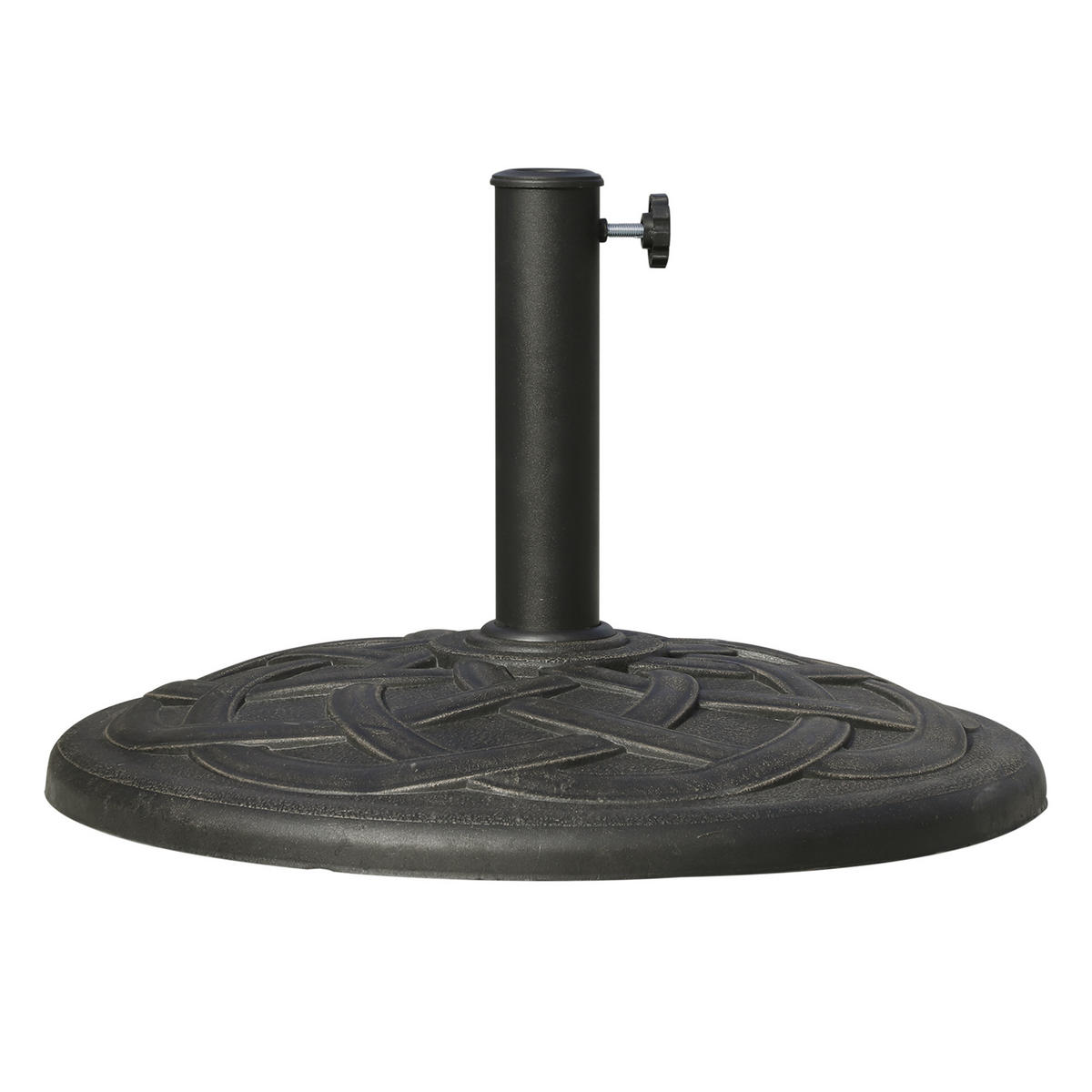 SONNENSCHIRMSTÄNDER Schwarz Ø 54,5 cm - Schwarz, Holz (54.5/54.5cm) - PANGIVO
