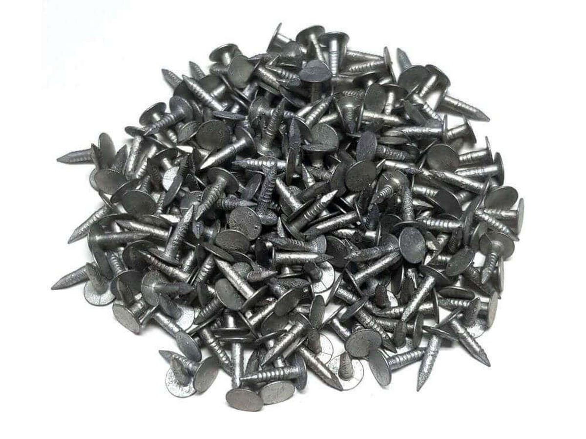 DACHPAPPSTIFTE Nägel verzinkt 2,5 x 15 mm 133 Stück - Naturfarben, Kunststoff (1.5/1.5cm) - Alpholz
