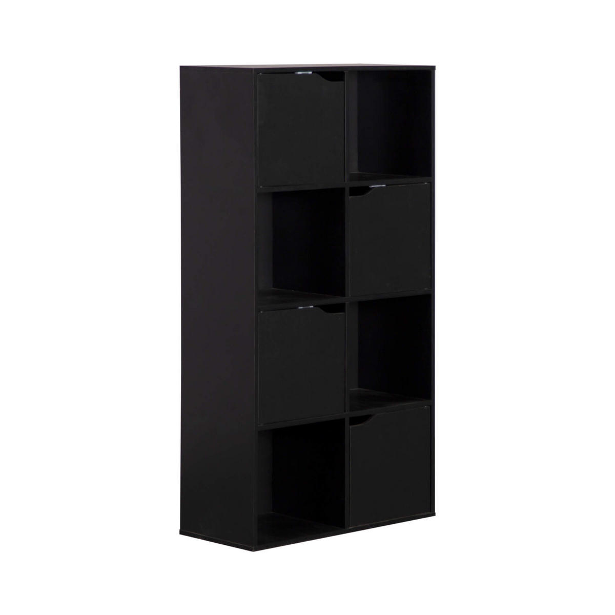 BÜCHERREGAL Schwarz 29/60/119 cm - Schwarz, Holzwerkstoff (60/119/29cm) - Mobili Rebecca