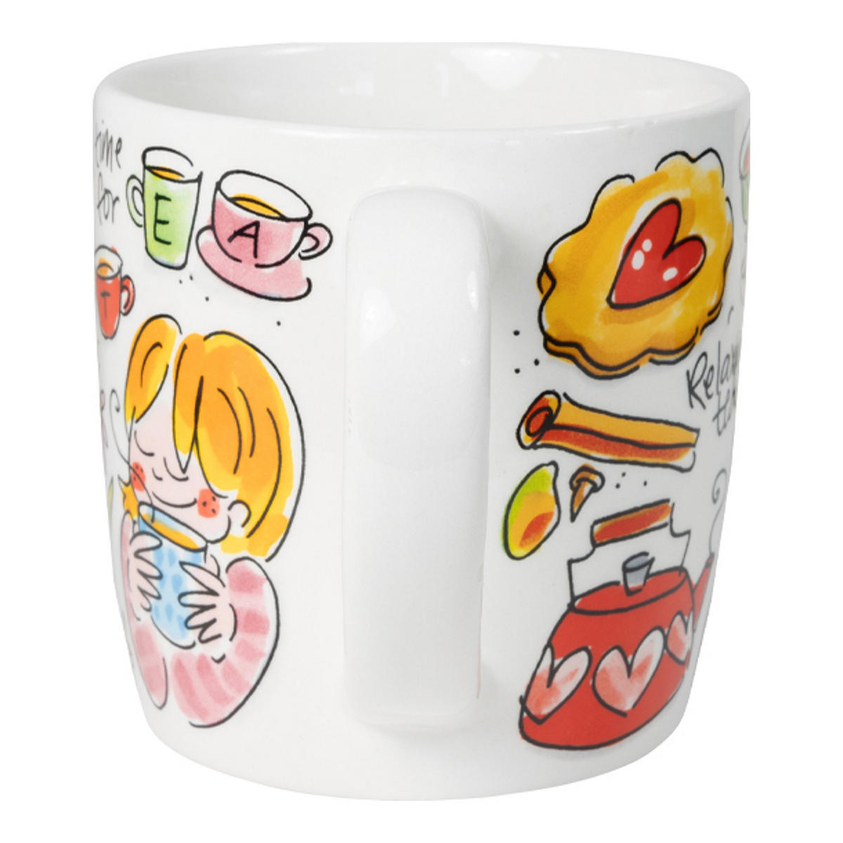 CAPPUCCINO-BECHER Du bist eine Mutter wie keine andere in Bunt - 500 ml - Multicolor, Keramik (0.5L) - Blond Amsterdam