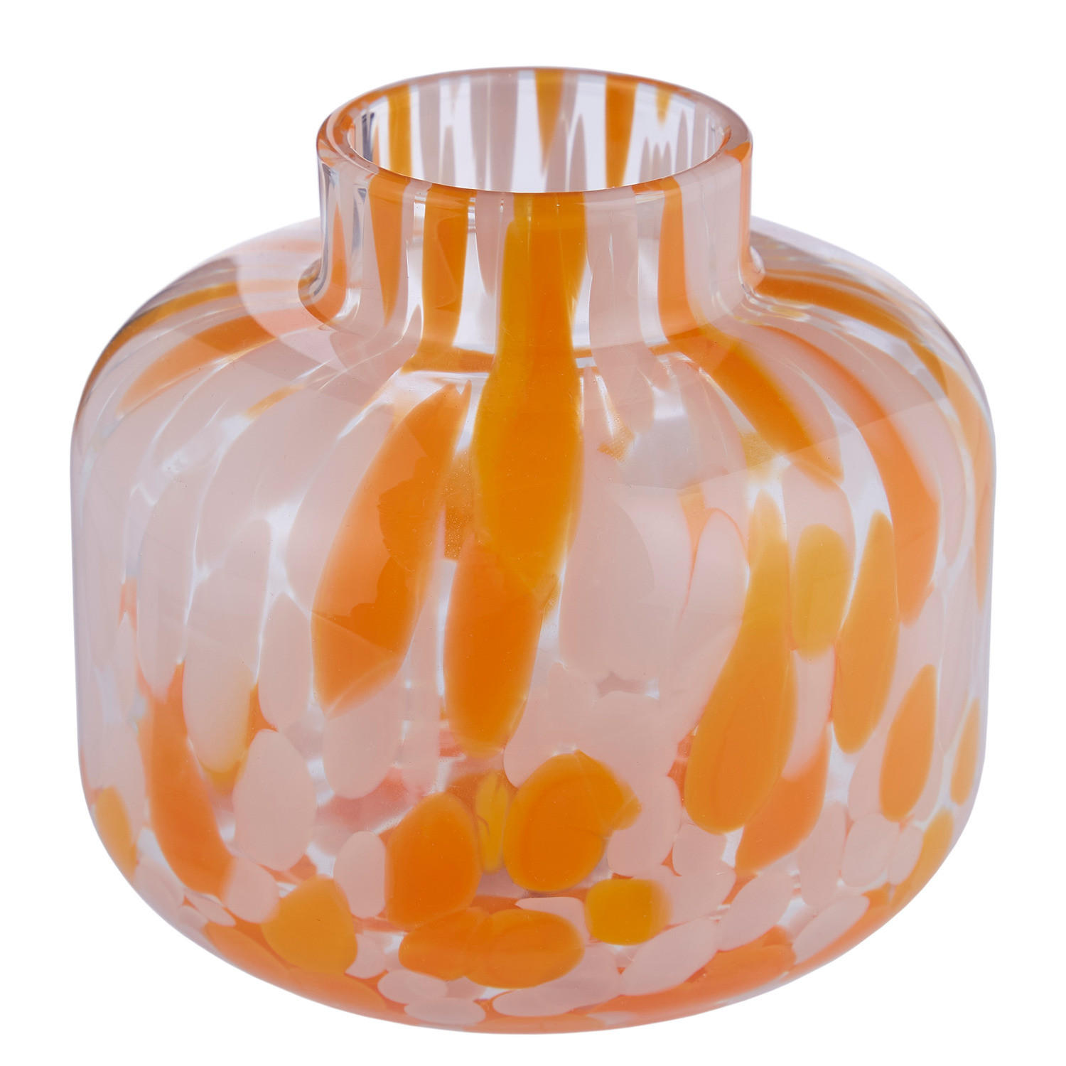 Thumbnail - Butlers Mini-Vase, Orange, Glas, 9 cm, Dekoration, Vasen, Glasvasen